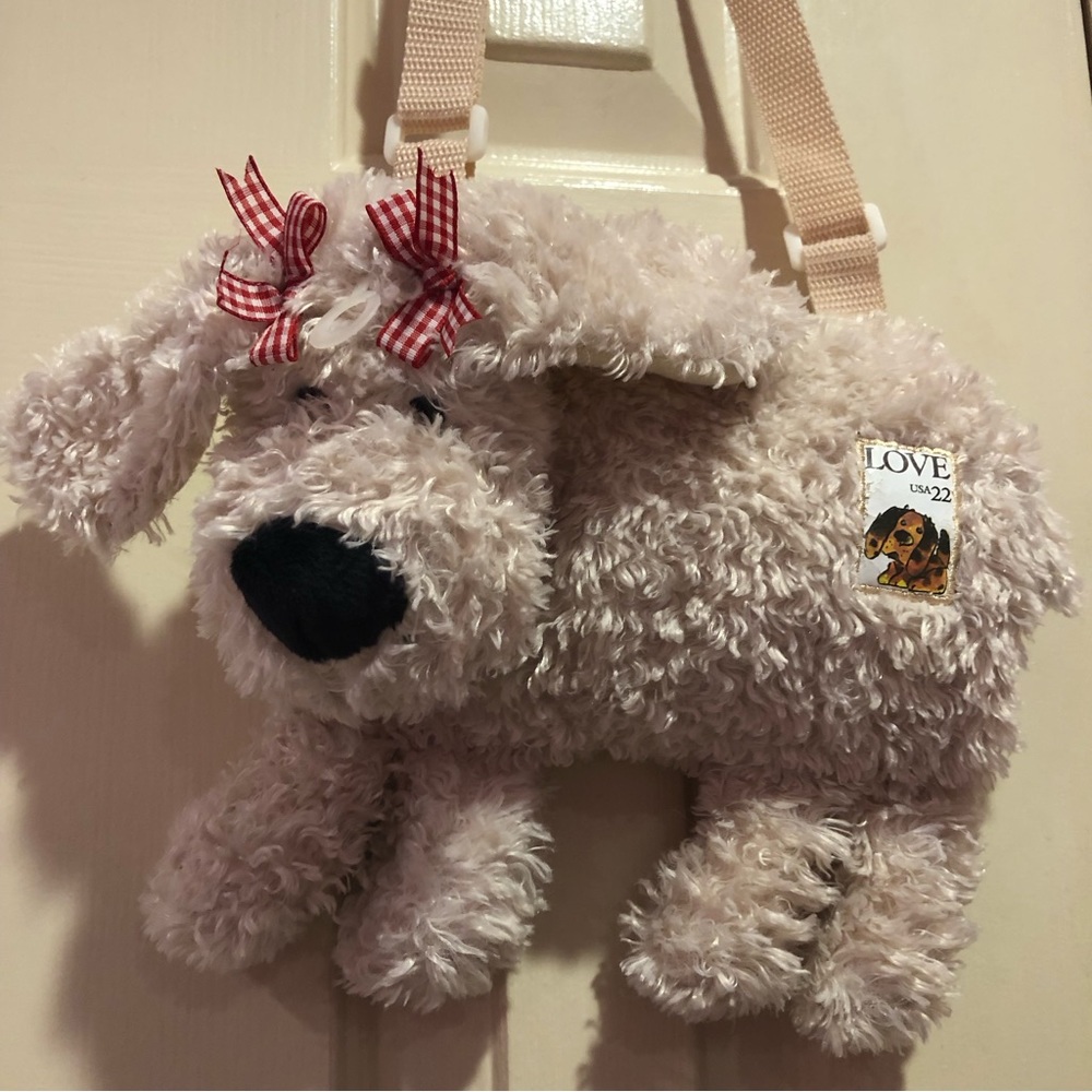 Dog Love Stamp Purse Hand Warmer Kids adjustable